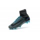 New Nike Mercurial Superfly 5 FG Firm Ground Football Cleats Grey Blue Black