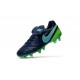 Nike Tiempo Legend VI FG ACC K-Leather Football Cleat Black Green