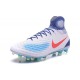Nike Magista Obra 2 FG Mens Top Football Shoes White Blue