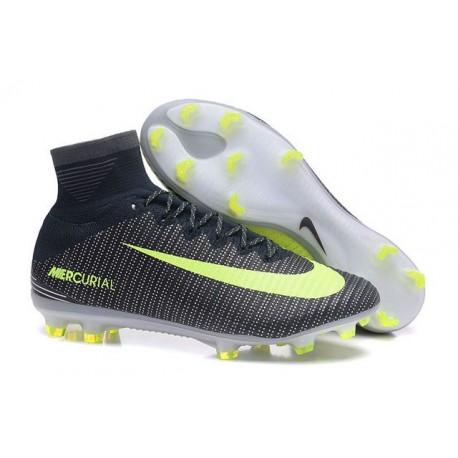 New Nike Mercurial Superfly 5 CR7 FG Firm Ground Football Cleats Seaweed Volt Hasta