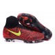 Nike Magista Obra 2 FG Mens Top Football Shoes Red Black Yellow