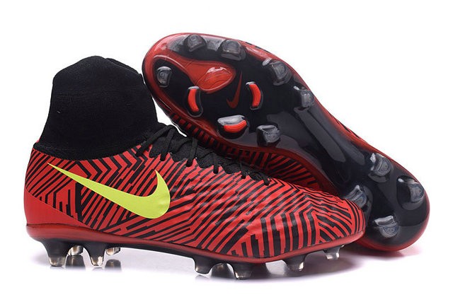Nike Magista Obra 2 FG Mens Top Football Shoes Red Black Yellow