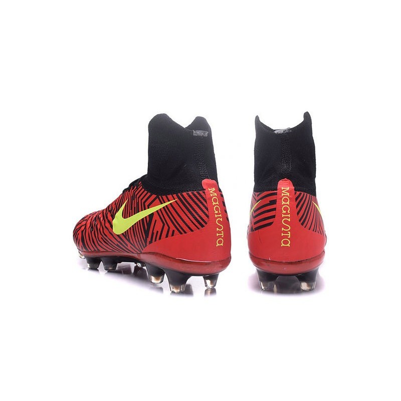 Nike Magista Obra 2 FG Mens Top Football Shoes Red Black Yellow