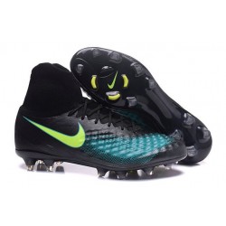 Nike Magista Obra II FG Firm Ground Soccer Cleat Black Blue