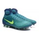 Nike Magista Obra II FG Firm Ground Soccer Cleat Jade Volt Obsidian