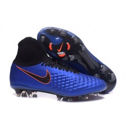 Nike Magista Obra II FG Firm Ground Soccer Cleat Royal Blue Black