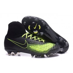 Nike Magista Obra II FG Firm Ground Soccer Cleat Black Yellow