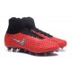 Nike Magista Obra II FG Firm Ground Soccer Cleat Red White Black