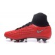 Nike Magista Obra II FG Firm Ground Soccer Cleat Red White Black