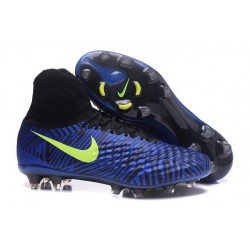 Nike Magista Obra II FG Firm Ground Soccer Cleat Blue Black Volt