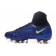 Nike Magista Obra II FG Firm Ground Soccer Cleat Blue Black Volt