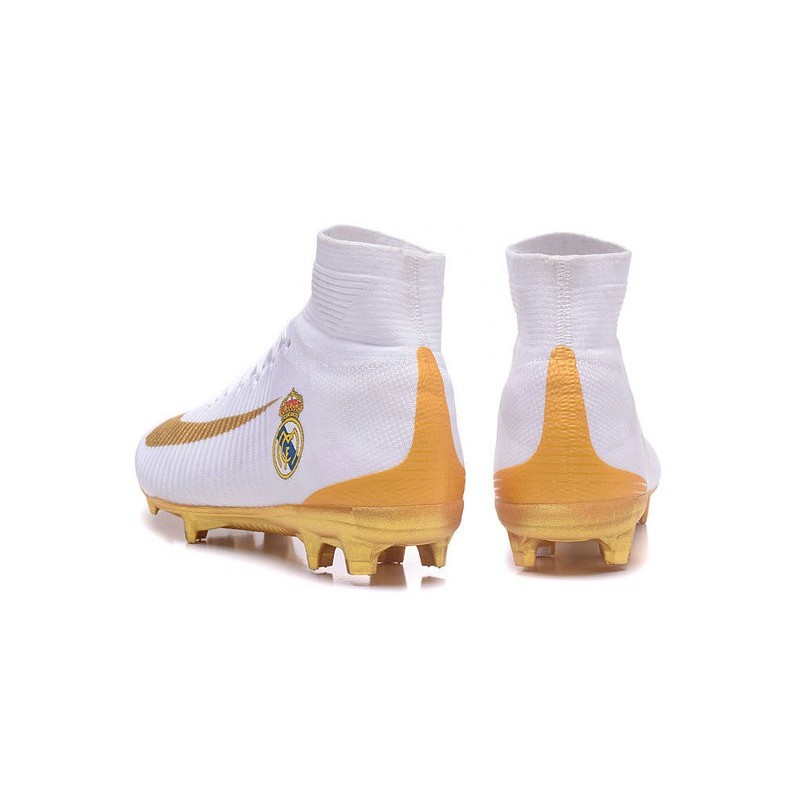 white and gold mercurials