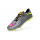 New Men Nike HyperVenom Phantom FG ACC Shoes Grey Yellow Pink