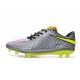 New Men Nike HyperVenom Phantom FG ACC Shoes Grey Yellow Pink