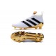 New adidas Ace16+ Purecontrol FG Football Boots White Gold Black