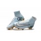 Nike Mercurial Superfly CR7 Vitórias V FG Soccer Boot White Gold