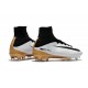 Nike News Mercurial Superfly 5 FG ACC Soccer Cleat White Black Gold