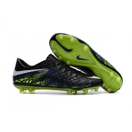 nike soccer cleats green and black