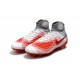 Nike Magista Obra II FG Firm Ground Soccer Cleat White Red