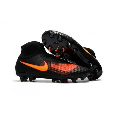 Nike Magista Obra 2 FG New Soccer Boots in Black Orange