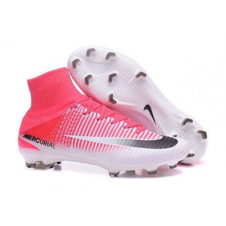 FG ACC Soccer Cleat Pink White Black