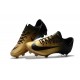 New Ronaldo Nike Mercurial Vapor XI FG Soccer Cleats Golden Black