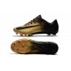 New Ronaldo Nike Mercurial Vapor XI FG Soccer Cleats Golden Black