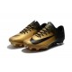 New Ronaldo Nike Mercurial Vapor XI FG Soccer Cleats Golden Black