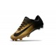 New Ronaldo Nike Mercurial Vapor XI FG Soccer Cleats Golden Black