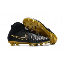 Nike Magista Obra 2 FG New Soccer Boots Black Gold