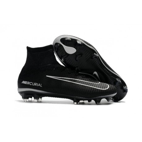 Nike News Mercurial Superfly 5 FG ACC Soccer Cleat Black Grey