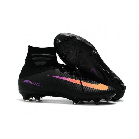 black and orange mercurials