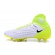 Nike Magista Obra 2 FG New Soccer Boots White Yellow