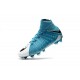 Top New Nike Hypervenom Phantom III DF FG Boots Blue White Black