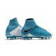 Top New Nike Hypervenom Phantom III DF FG Boots Blue White Black