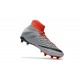 Top New Nike Hypervenom Phantom III DF FG Boots Red Grey Black