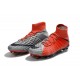 Top New Nike Hypervenom Phantom III DF FG Boots Red Grey Black