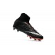 Top New Nike Hypervenom Phantom III DF FG Boots Black Silver Anthracite