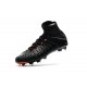 Top New Nike Hypervenom Phantom III DF FG Boots Black Silver Anthracite