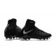 Top New Nike Hypervenom Phantom III DF FG Boots Black Silver Anthracite