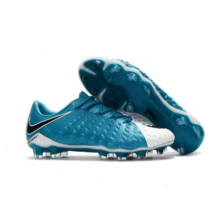 Nike Hypervenom Phantom III Low-cut New Boots Blue White Black