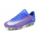 New Nike Mercurial Vapor XI FG Elite Champions Cleats -Pink Blue Silver