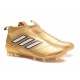 adidas ACE 17+ Purecontrol FG Men Soccer Cleats Gold White