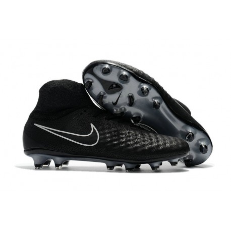 Nike Magista Obra 2 FG New Soccer Boots Black Silver