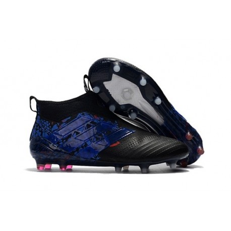 adidas ACE 17+ Purecontrol FG Dragon Firm Ground Boot - Black Blue