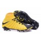 Nike Hypervenom Phantom III DF FG Tongueless Socccer Cleats - Black Yellow