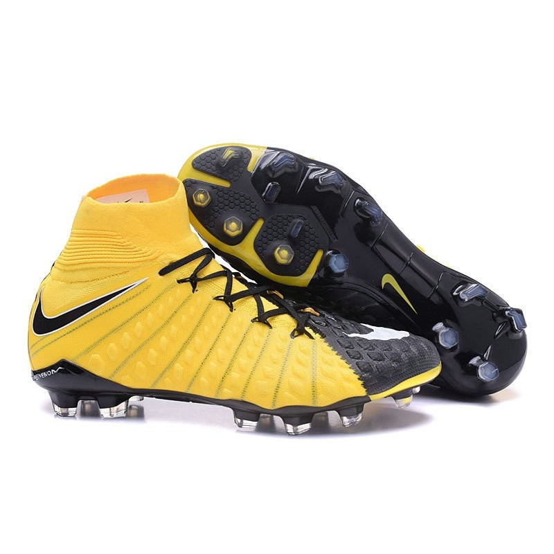 black and yellow cleats