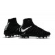 Nike Hypervenom Phantom III DF FG Tongueless Socccer Cleats - Black White