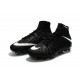 Nike Hypervenom Phantom III DF FG Tongueless Socccer Cleats - Black White