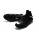 Nike Hypervenom Phantom III DF FG Tongueless Socccer Cleats - Black White